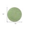 Homeroots 6 ft. Round Polyester Spearmint Green Area Rug 352617 - alternate 3